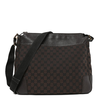Gucci Monogram Large Messenger Bag Brown 1 of 9
