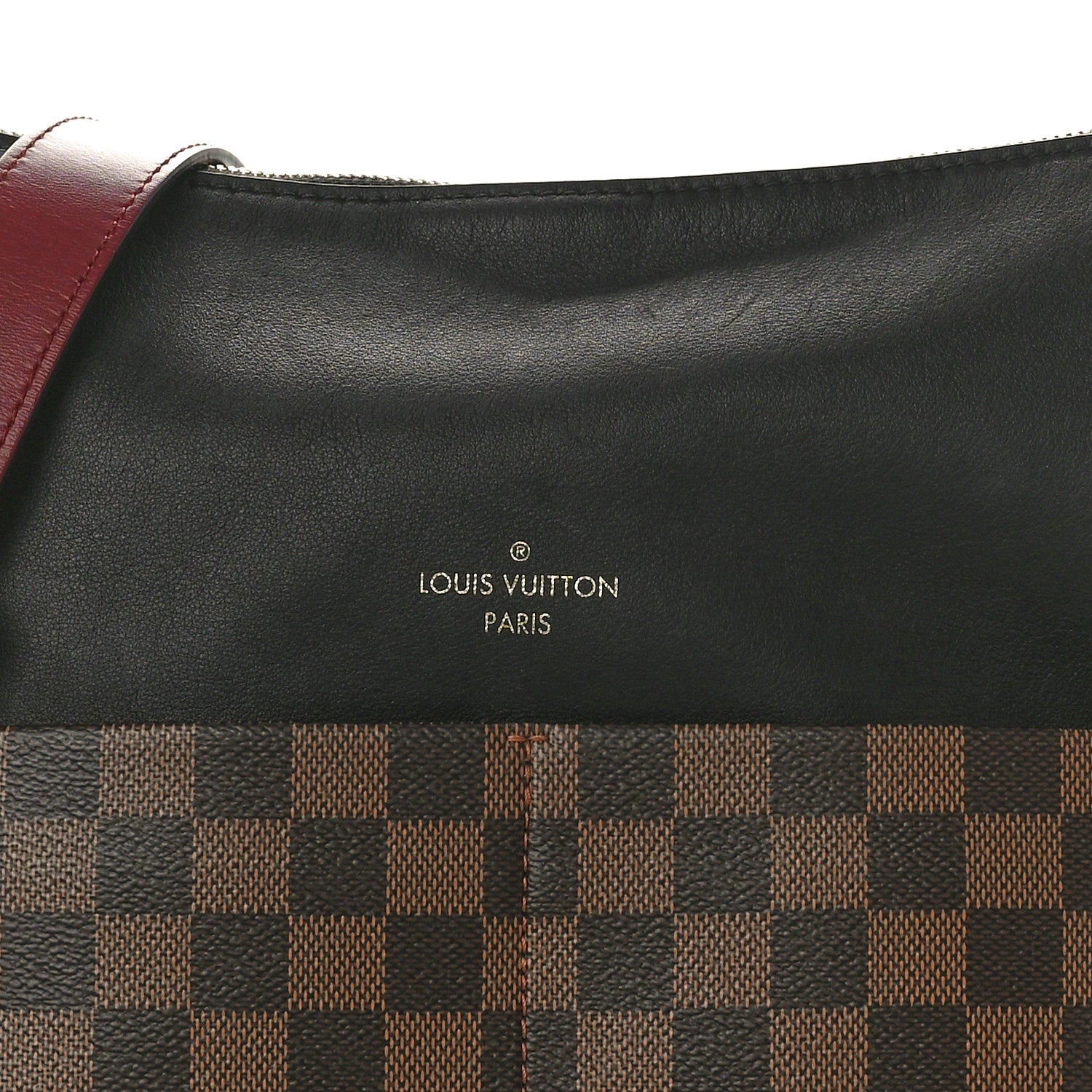 Louis Vuitton Damier Ebene Calfskin Maida Black 7 of 9