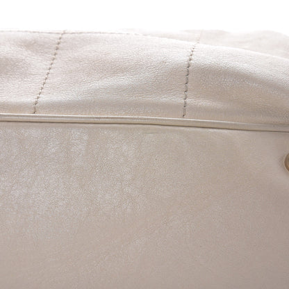 Chanel Calfskin Square Stitched Tote Ivory 15 of 15