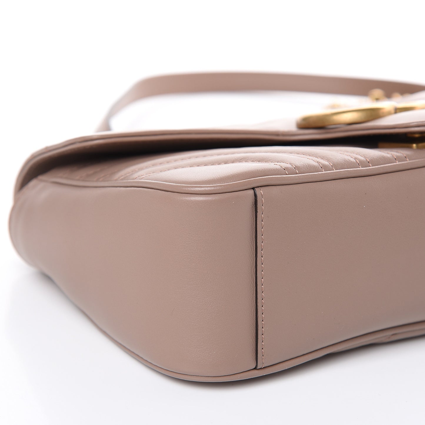 Calfskin Matelasse Small GG Marmont Shoulder Bag Porcelain Rose