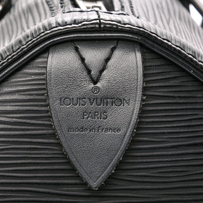 Louis Vuitton Epi Speedy 25 Black 6 of 7