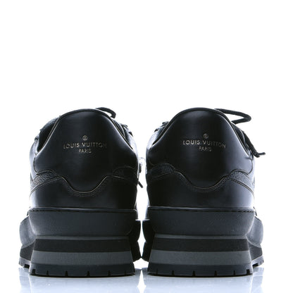 Louis Vuitton Calfskin Damier Graphite Mens Harlem Sneakers 10 Black 5 of 10