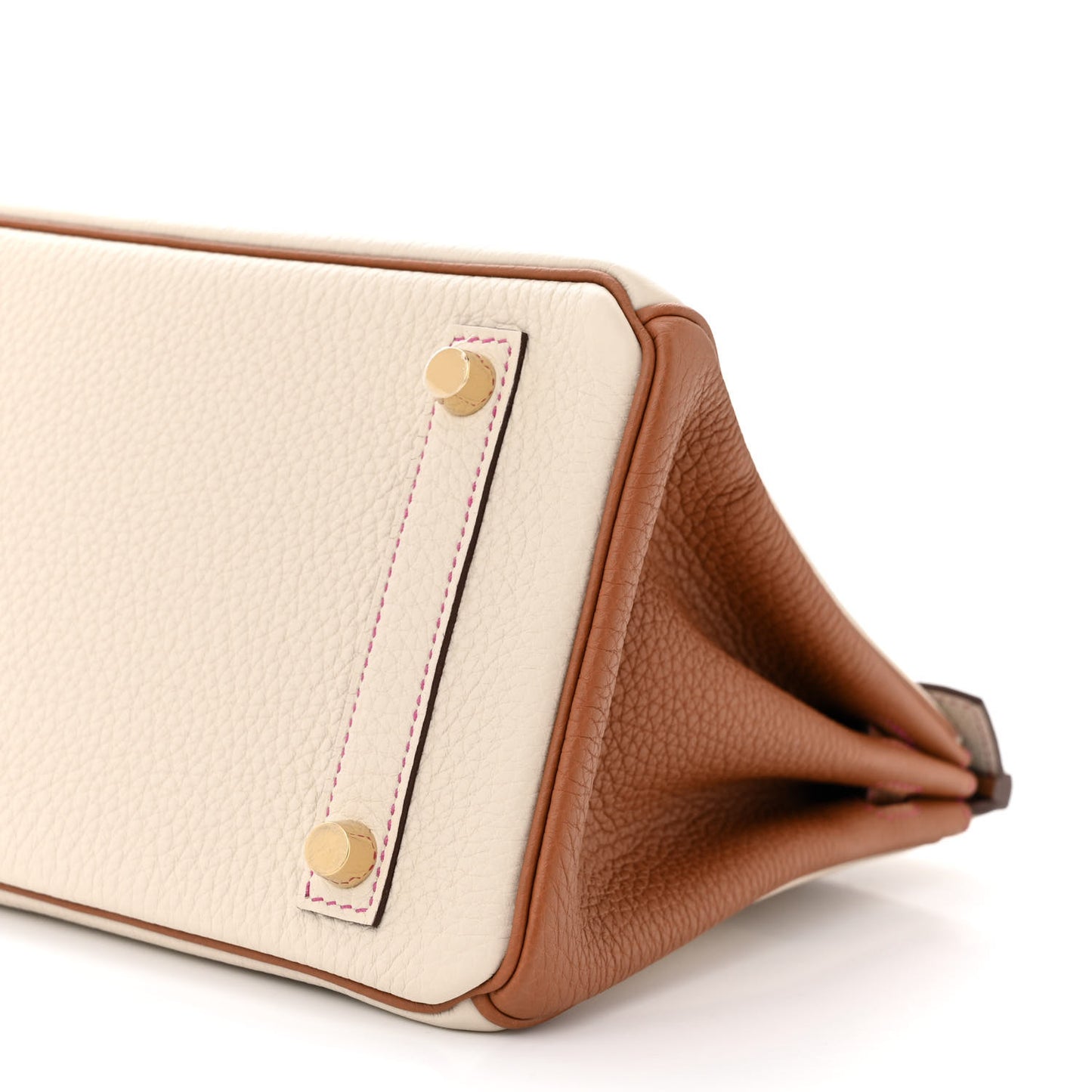 Togo Horseshoe Birkin 25 Craie Gold