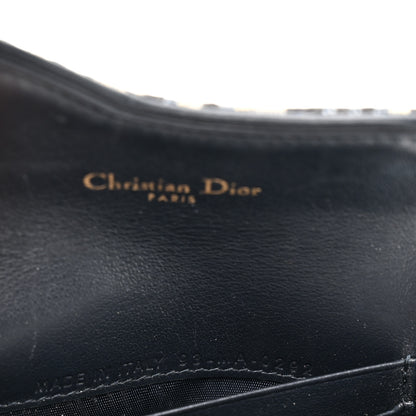 Christian Dior Oblique Saddle Card Holder Blue 7 of 8