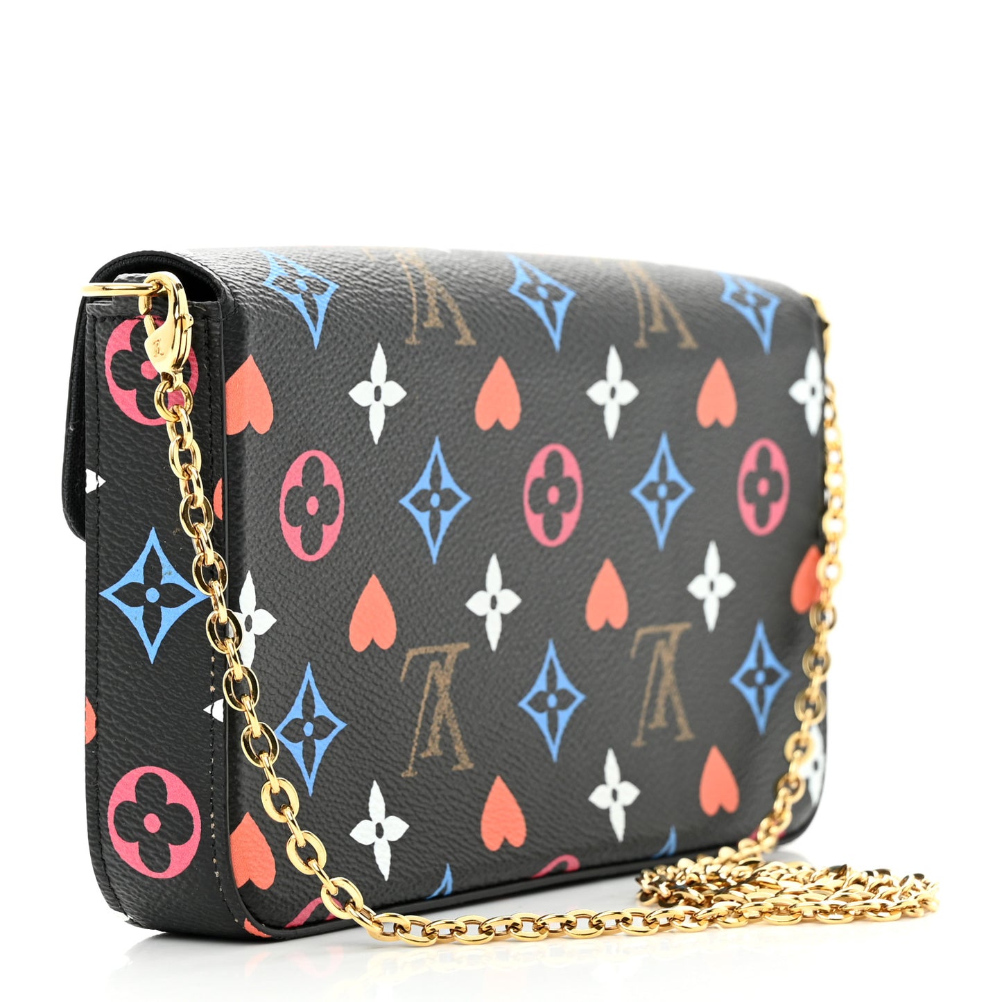 Game On Felicie Chain Wallet Black