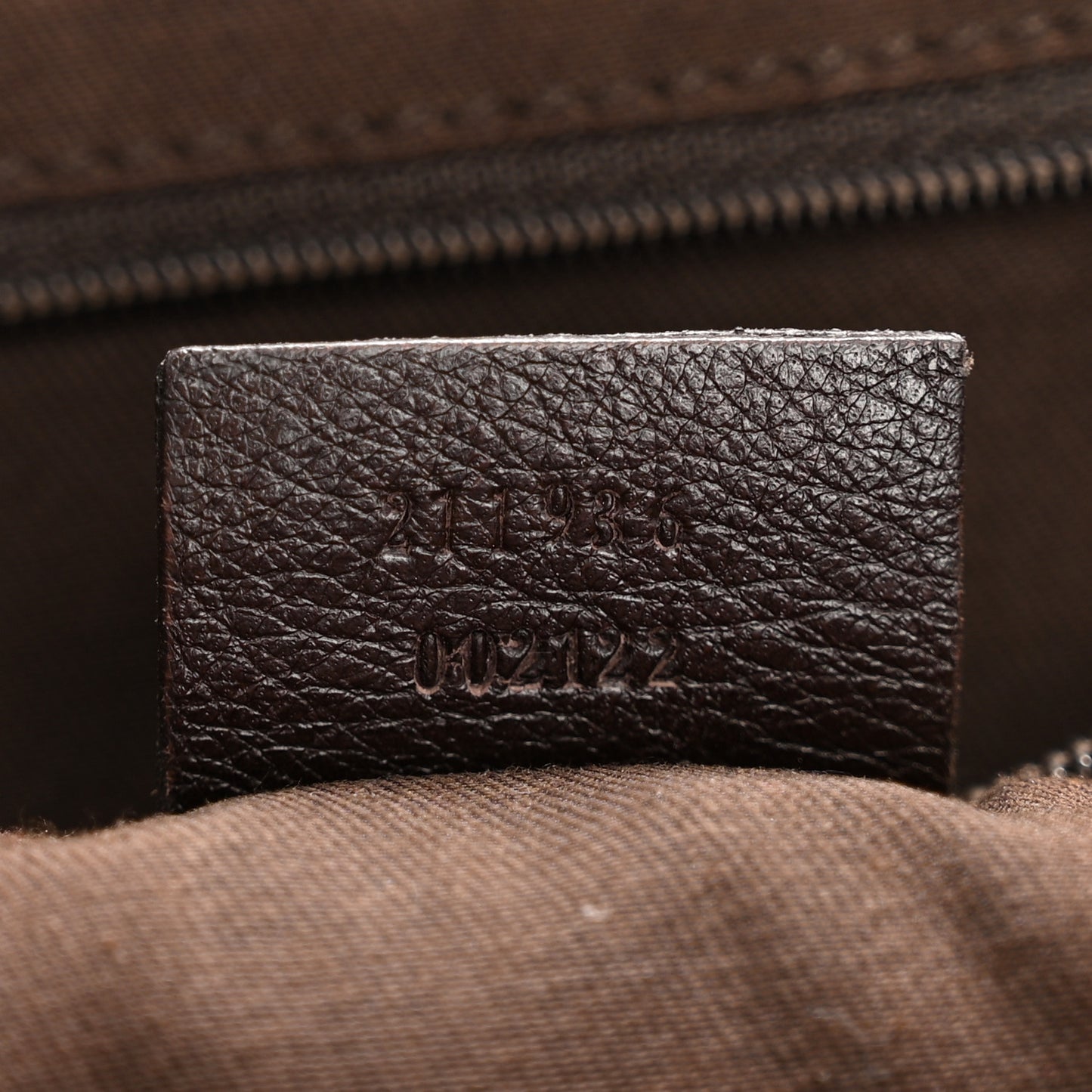 Monogram New Ladies Web Tote Dark Brown