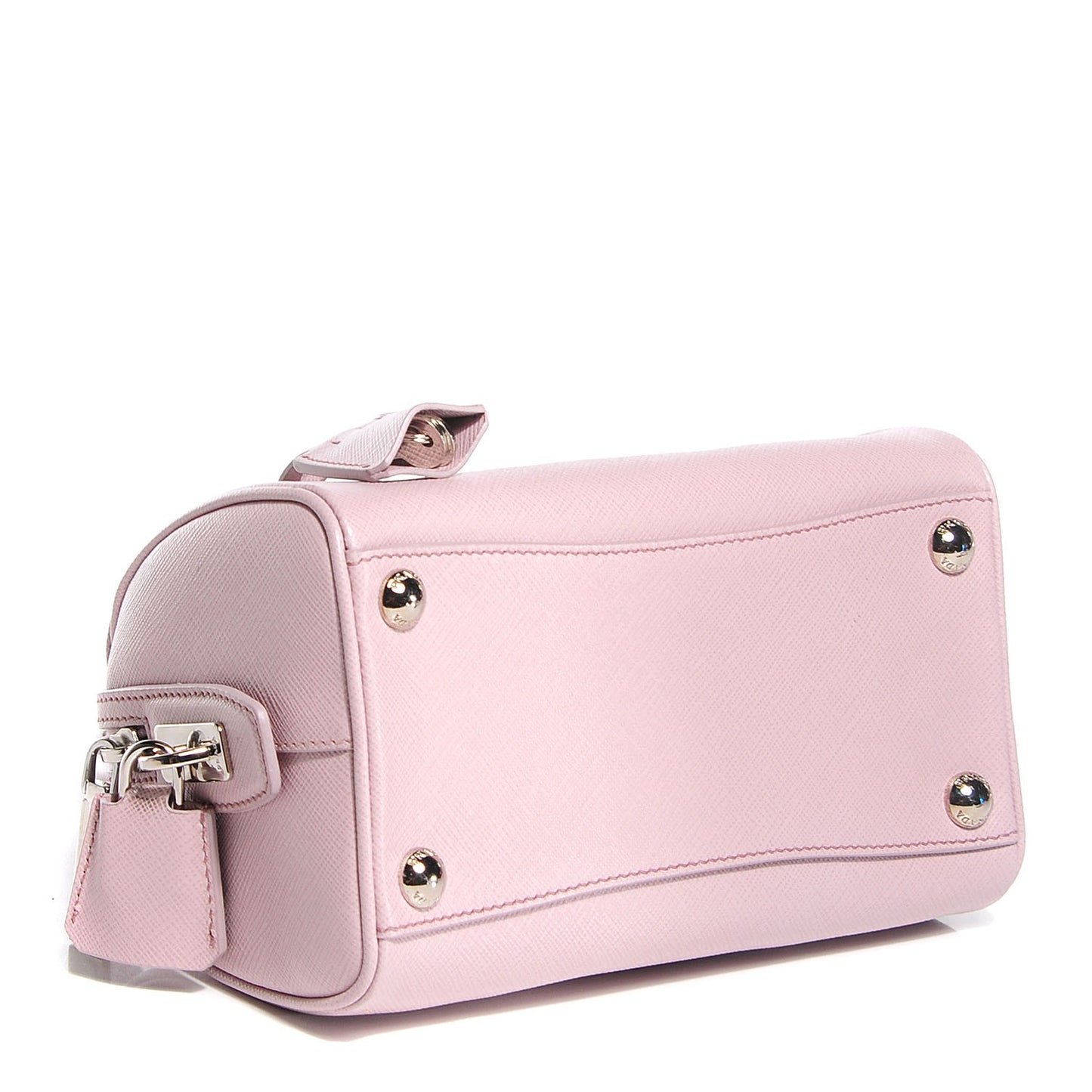 Saffiano Lux Top Handle Crossbody Bag Mughetto