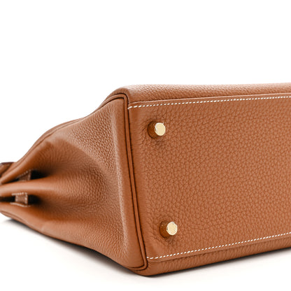 Hermes Togo Kelly Retourne 32 Gold 9 of 11