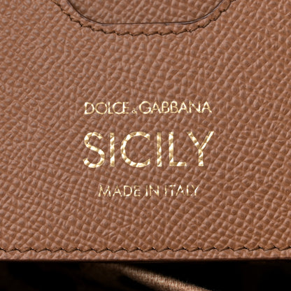 Dolce & Gabbana Dauphine Medium Miss Sicily Satchel With Scarf Caramello 6 of 10