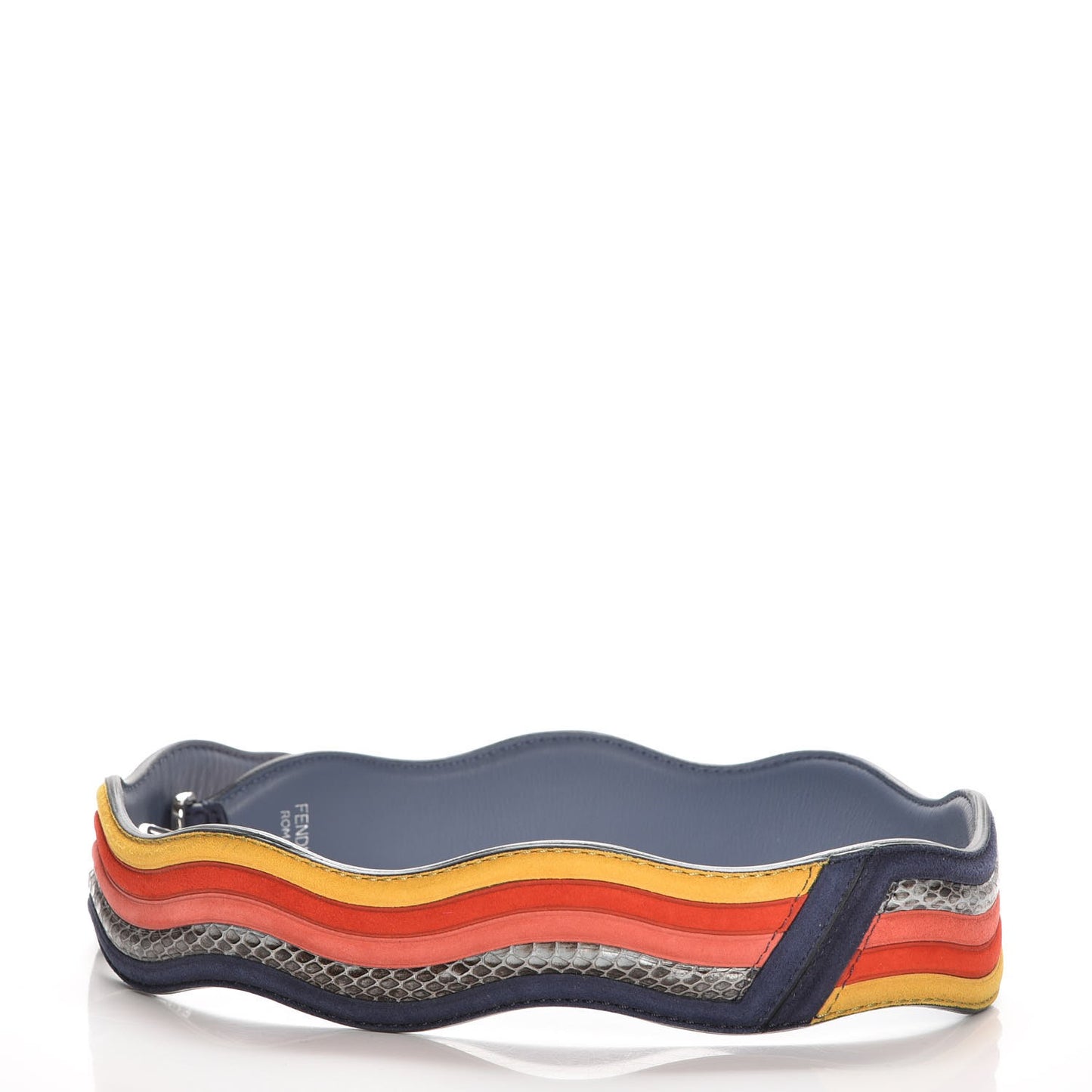 Suede Calfskin Waves Strap You Multicolor Mirto