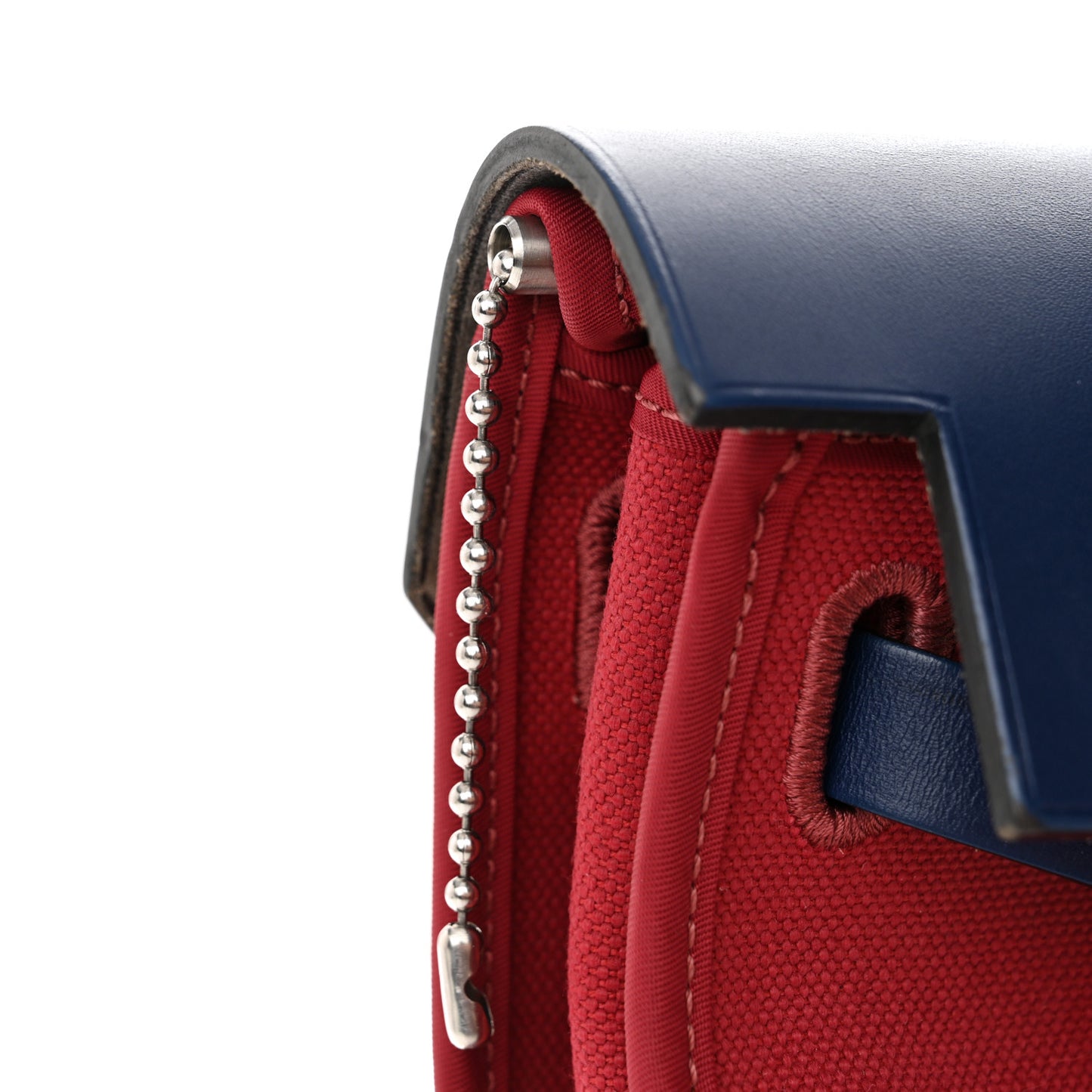Military Toile Vache Hunter Herbag Zip 31 PM Rouge Grenat Bleu Saphir
