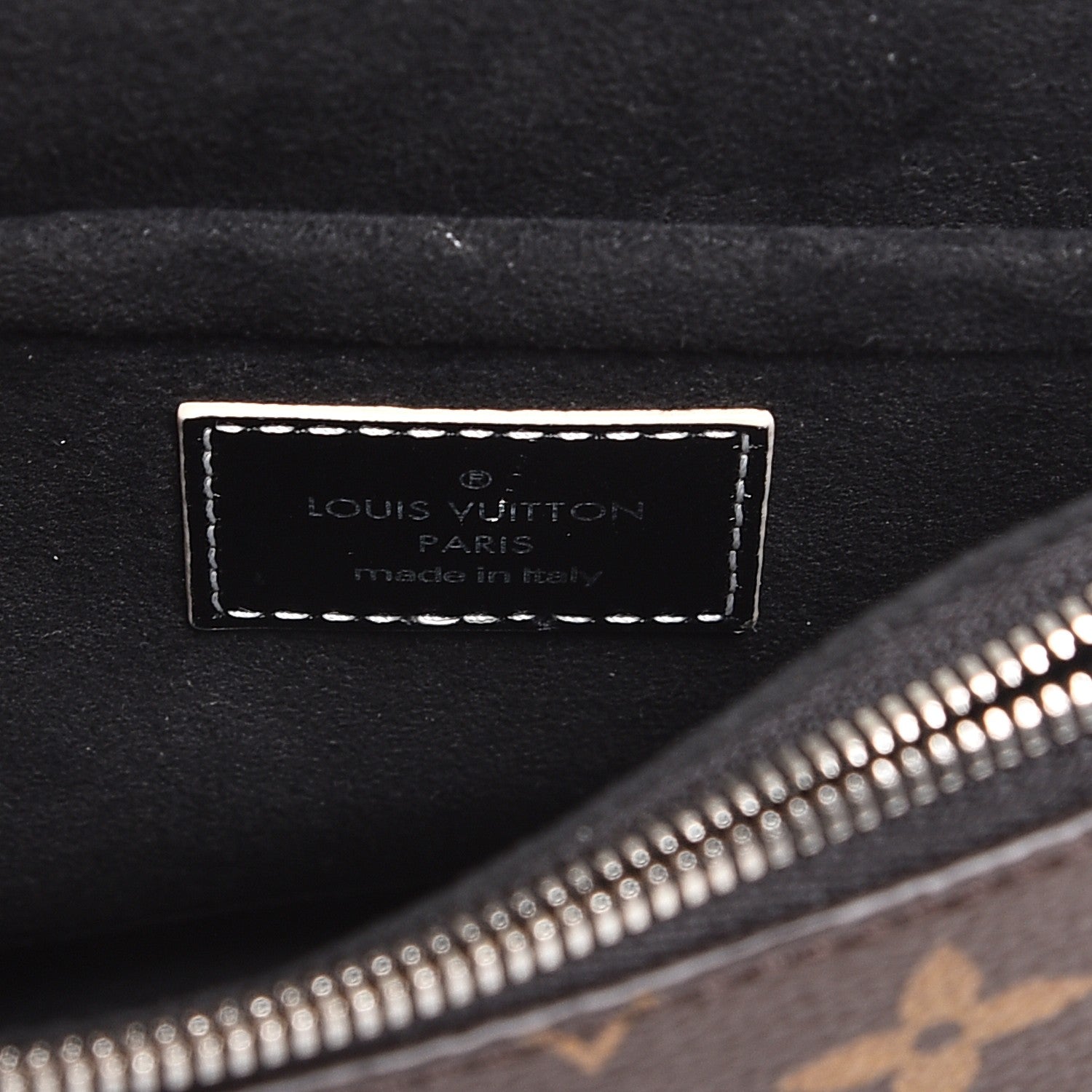 Louis Vuitton Calfskin Monogram Chain It Bag PM Black 6 of 8