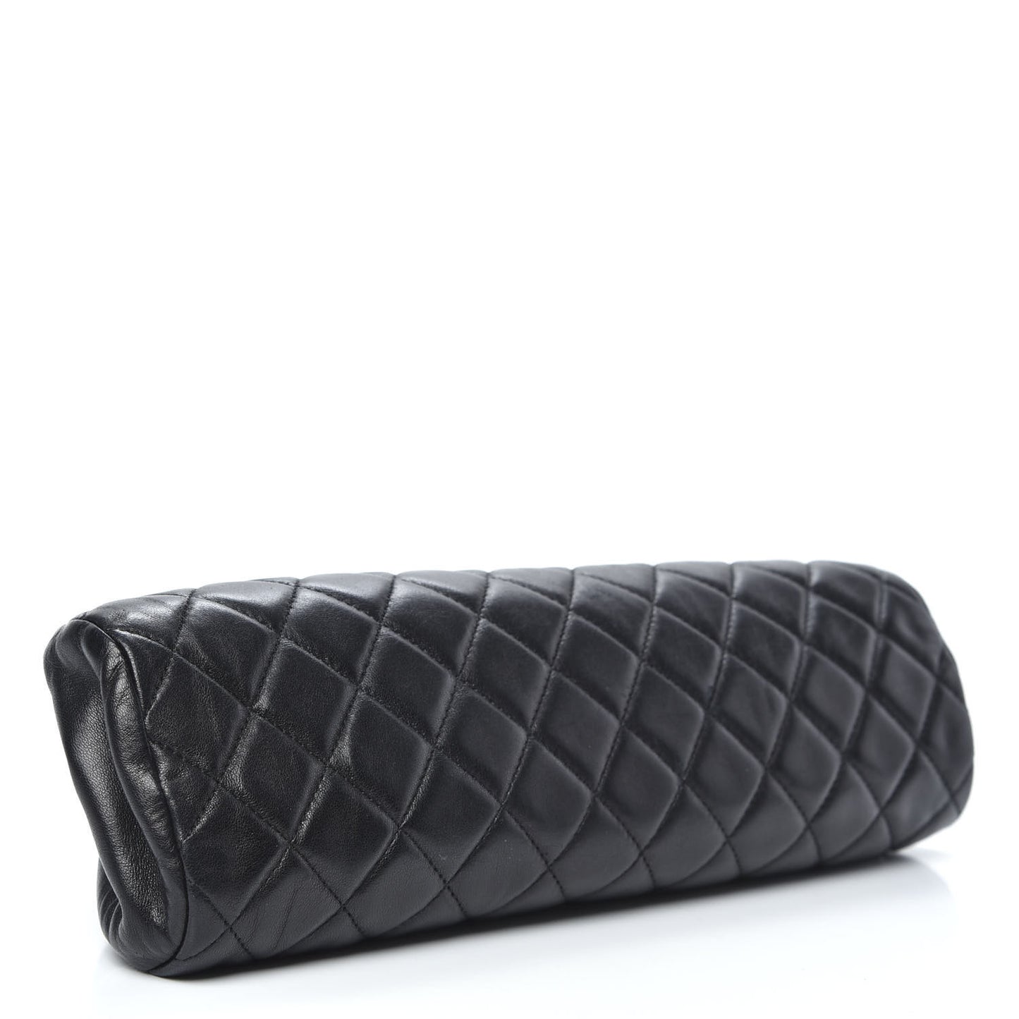 Lambskin Quilted Timeless Clutch Black