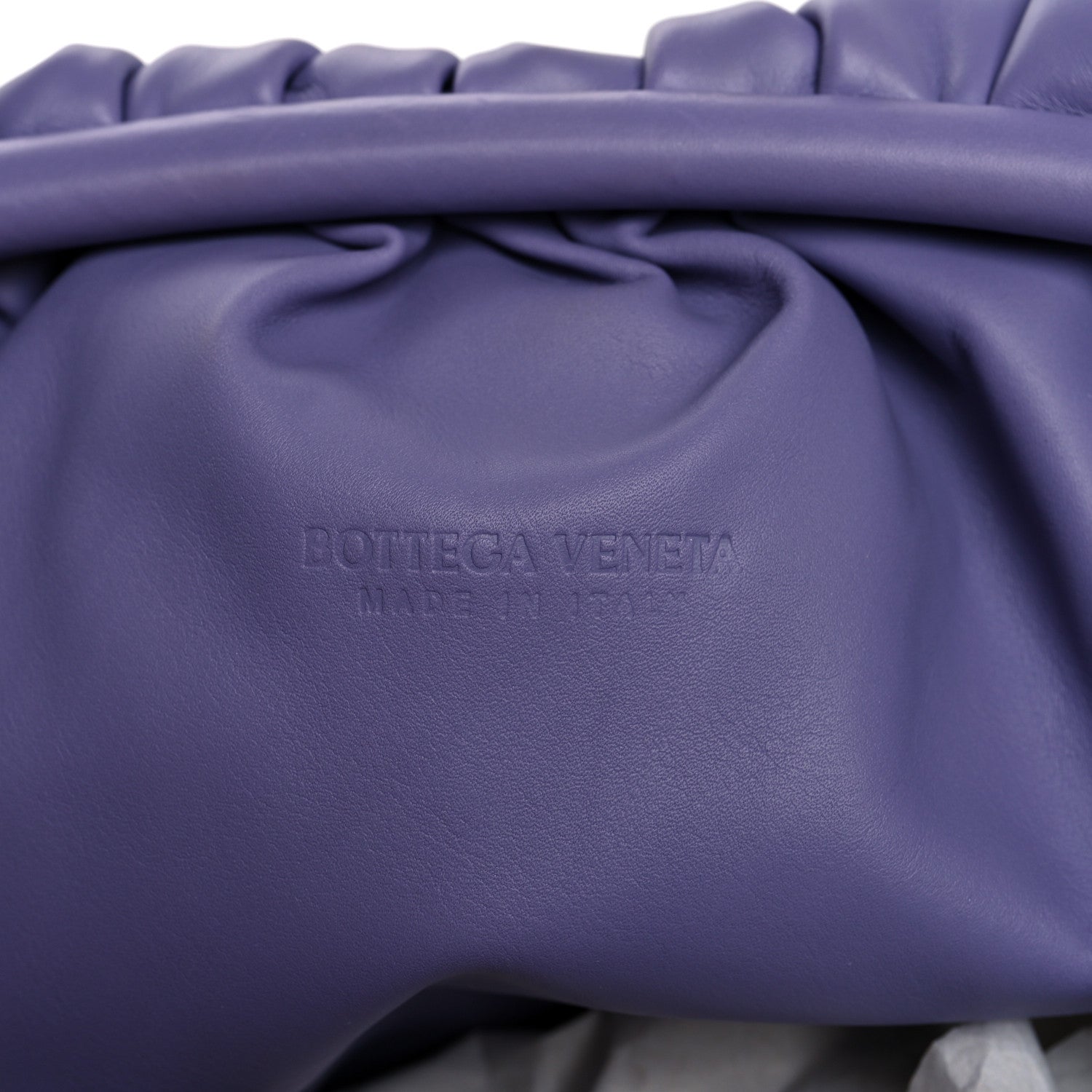 Bottega Veneta Smooth Butter Calf The Pouch Oversized Clutch Lavender 6 of 10