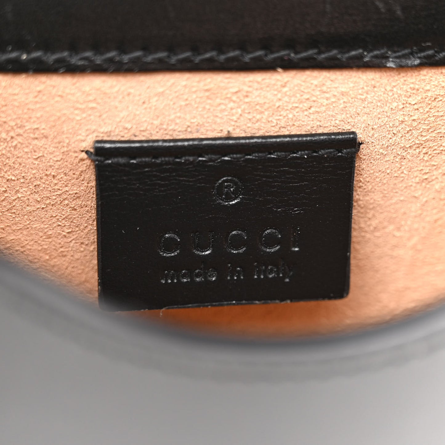 Textured Dollar Calfskin Mini Horsebit 1955 Crossbody Bag Black