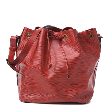 Louis Vuitton Epi Petit Noe Castillan Red 1 of 11