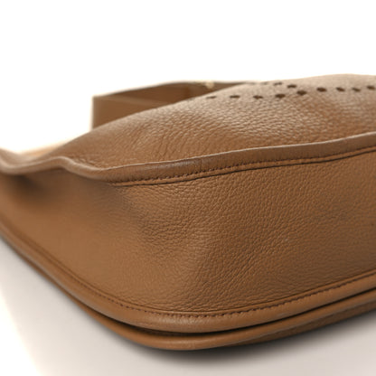 Hermes Taurillon Clemence Evelyne III PM Biscuit 7 of 10
