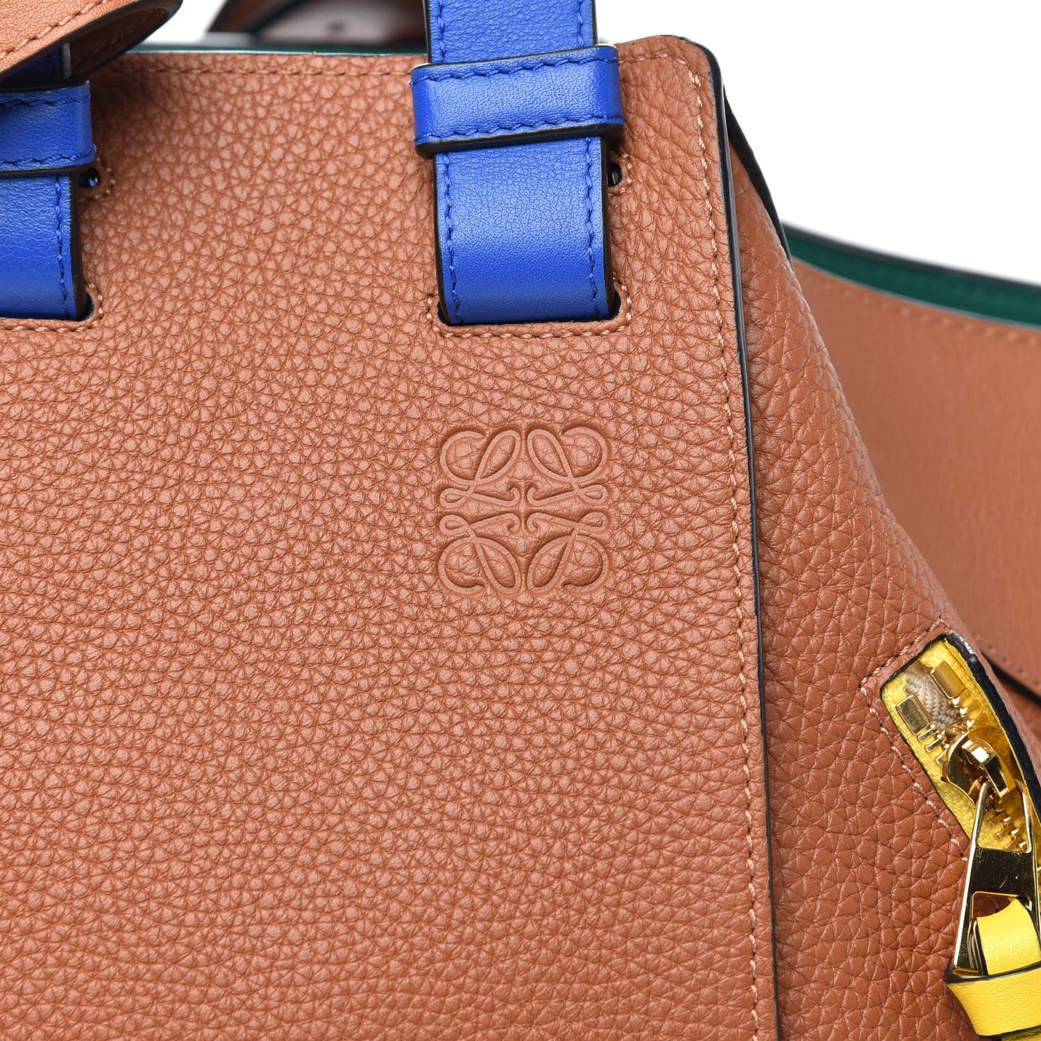 Loewe Calfskin Stars Hammock Shoulder Bag Tan 7 of 11
