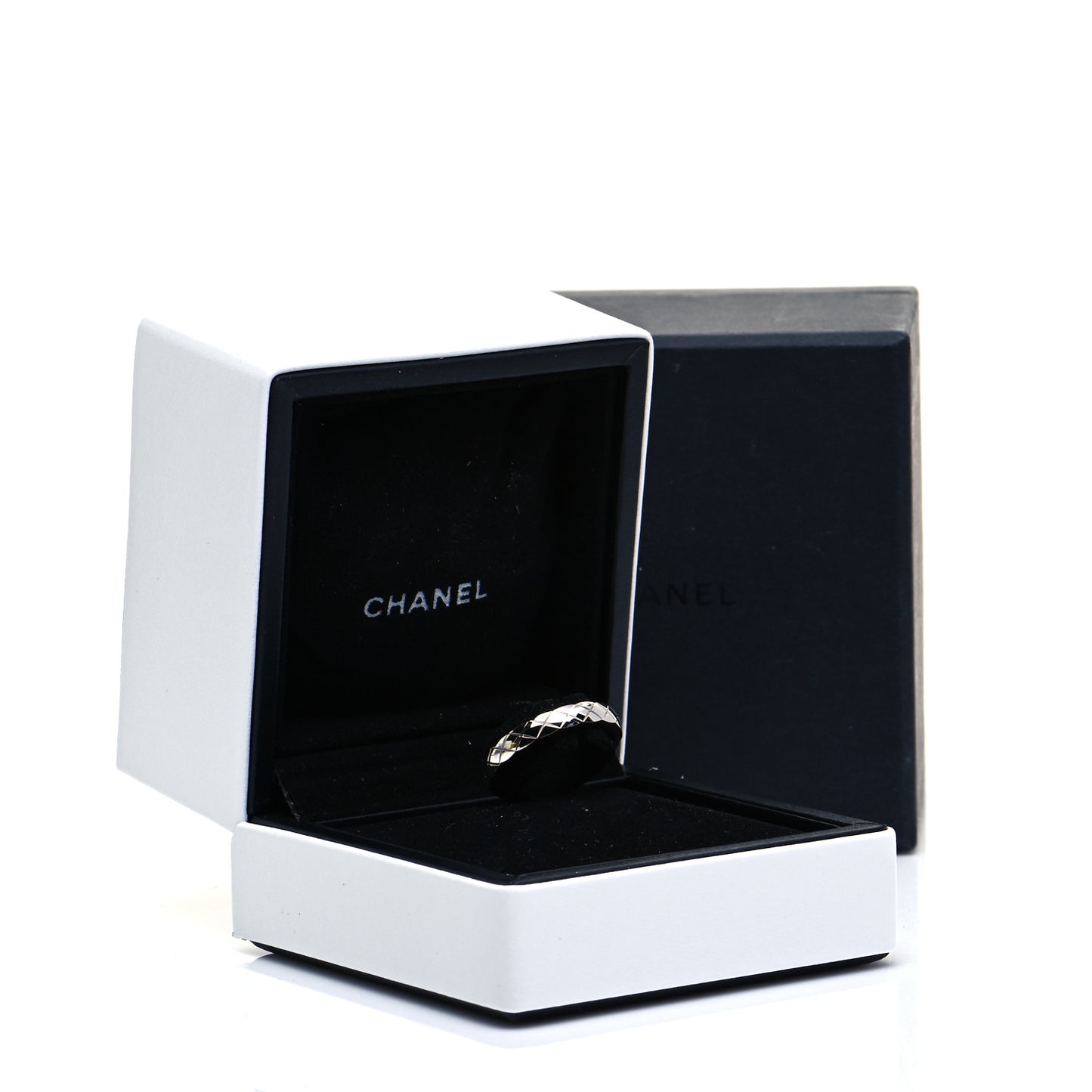 18K White Gold Mini Coco Crush Ring 52 6