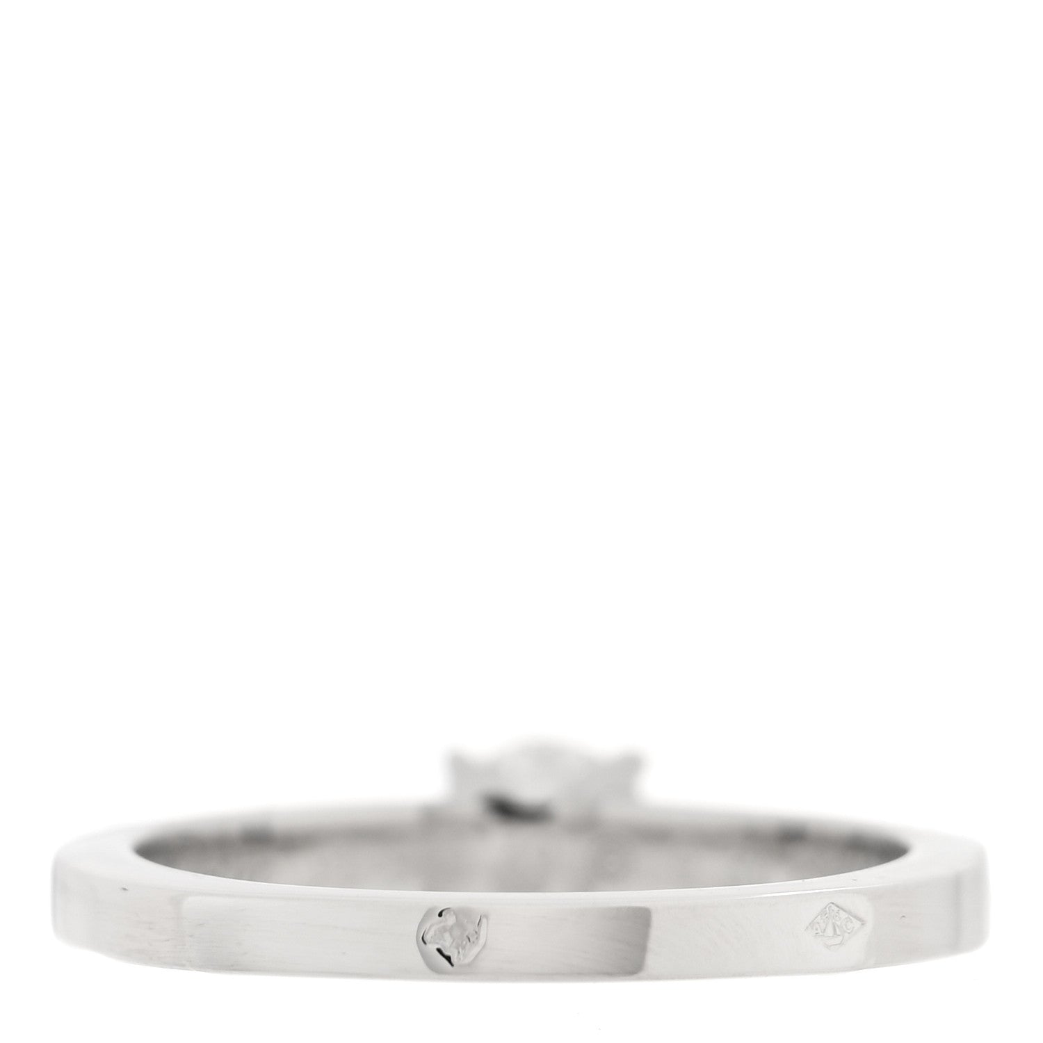 Cartier Platinum Diamond .31ct Solitaire Engagement Ring  49 4.75 3 of 5