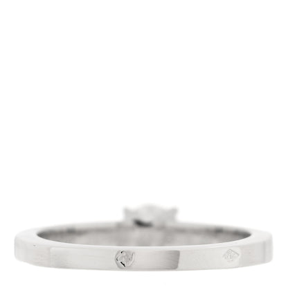 Cartier Platinum Diamond .31ct Solitaire Engagement Ring  49 4.75 3 of 5