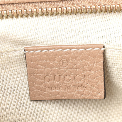 Gucci Pebbled Calfskin Small Soho Disco Bag Rose Beige 5 of 9