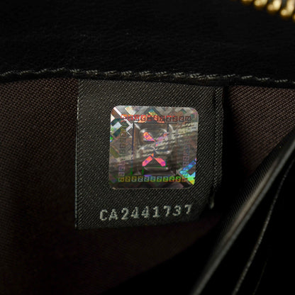 Fendi Coated Canvas Zip Around Wallet Black 8 of 9