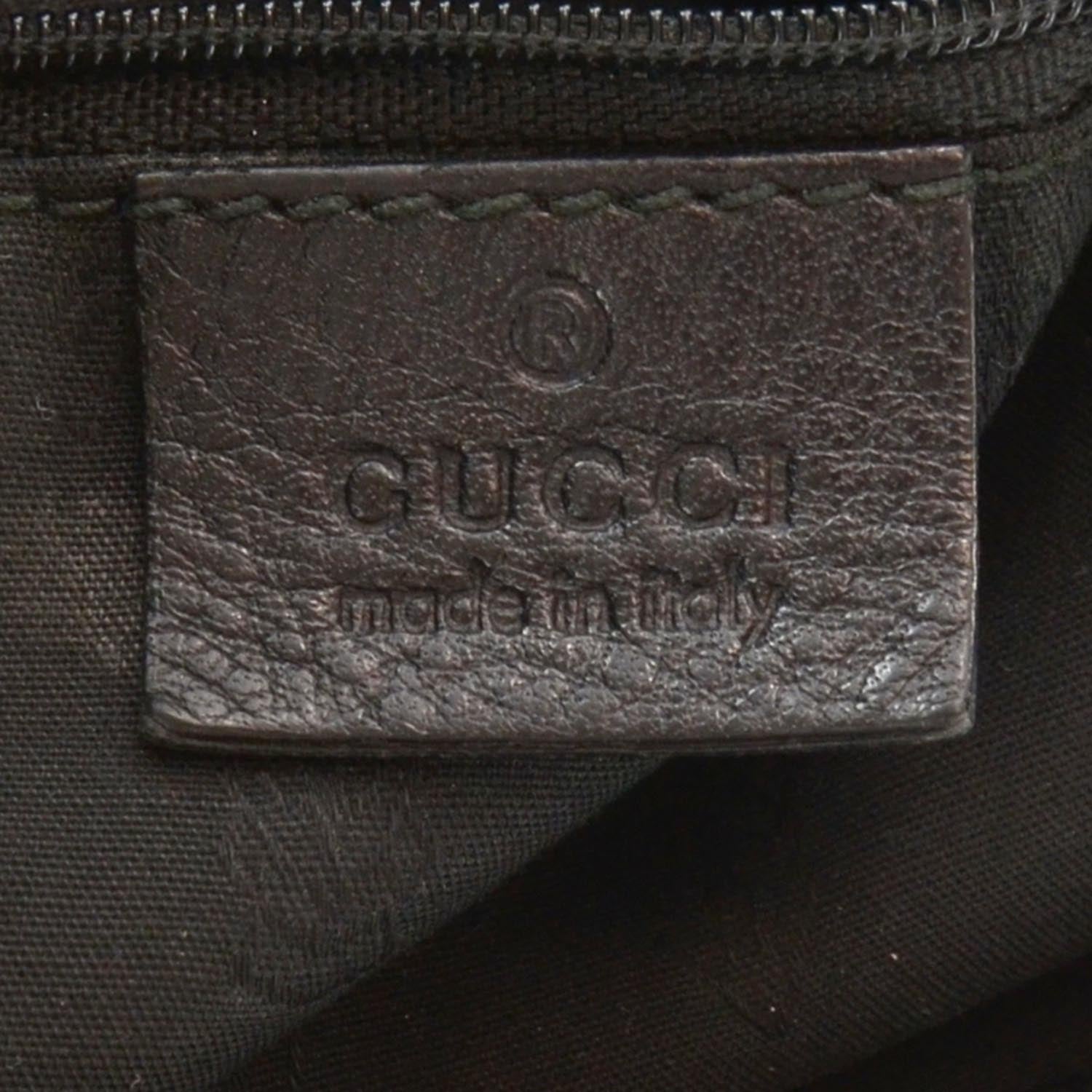 Gucci Guccissima New Ladies Web Hobo Black 5 of 8