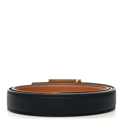 Hermes Swift Epsom 24mm Collier De Chien CDC Belt 90 36 Black Gold 2 of 5