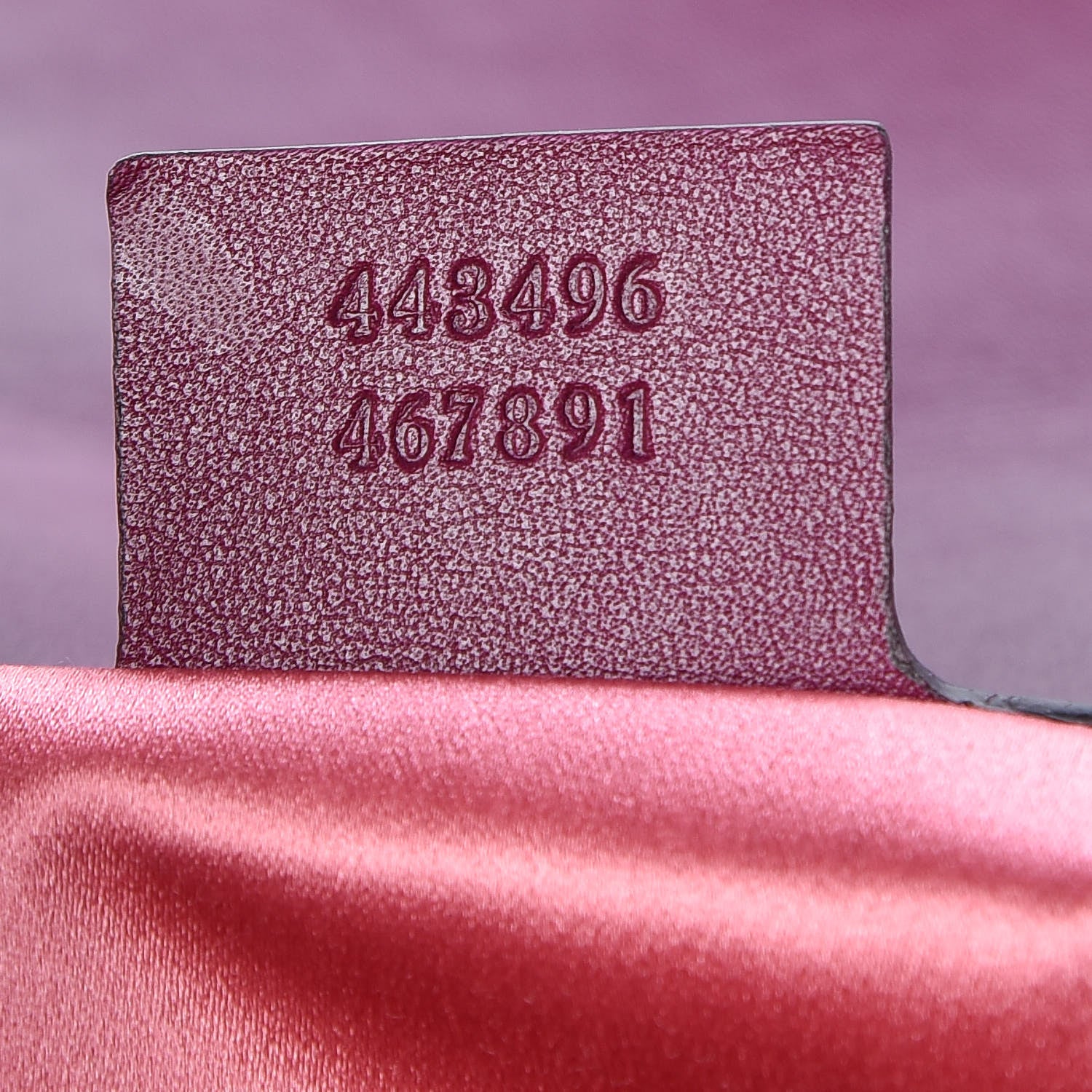 Gucci Velvet Matelasse Medium GG Marmont Shoulder Bag Fuchsia Violet Cyclamen 9 of 11