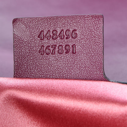 Gucci Velvet Matelasse Medium GG Marmont Shoulder Bag Fuchsia Violet Cyclamen 9 of 11