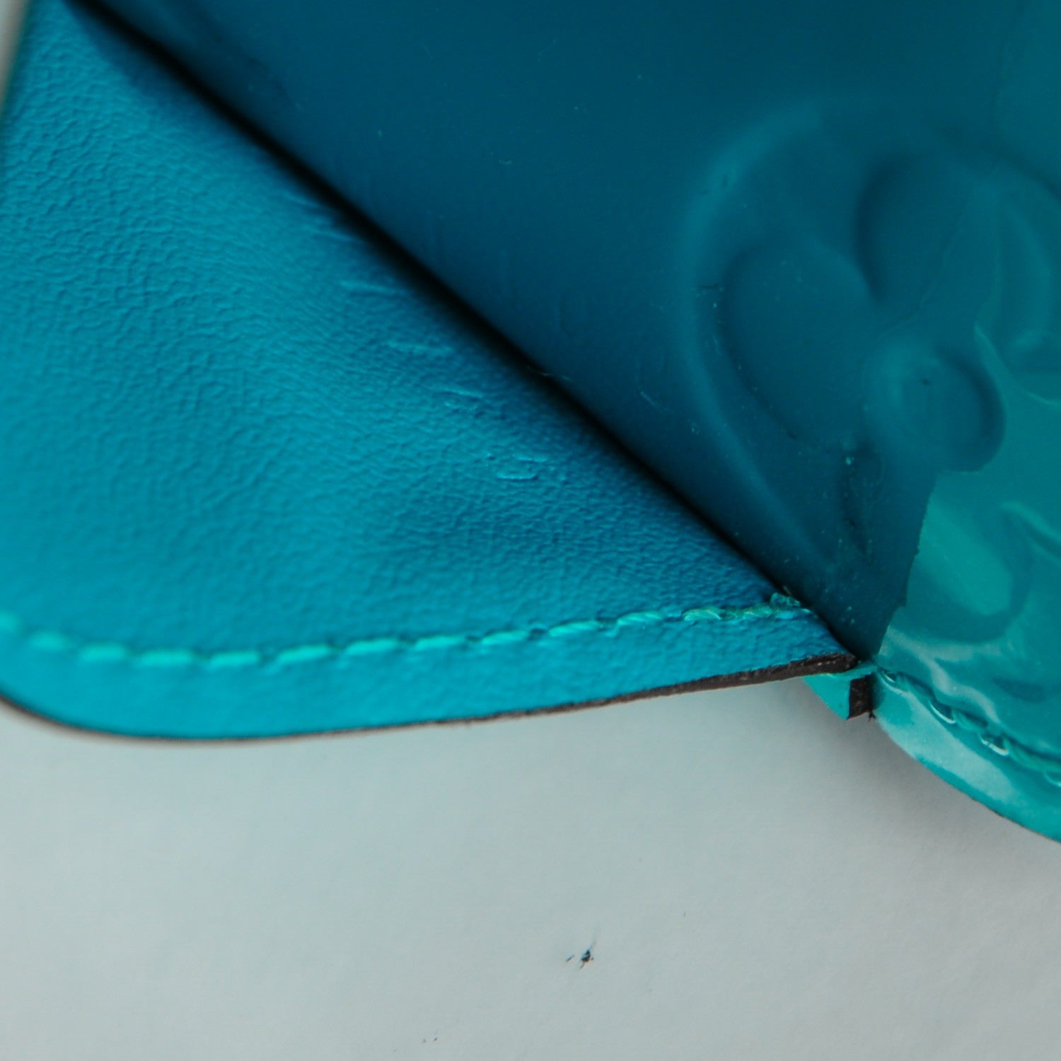 Louis Vuitton Vernis Sarah Wallet NM Turquoise 8 of 8