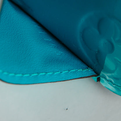 Louis Vuitton Vernis Sarah Wallet NM Turquoise 8 of 8