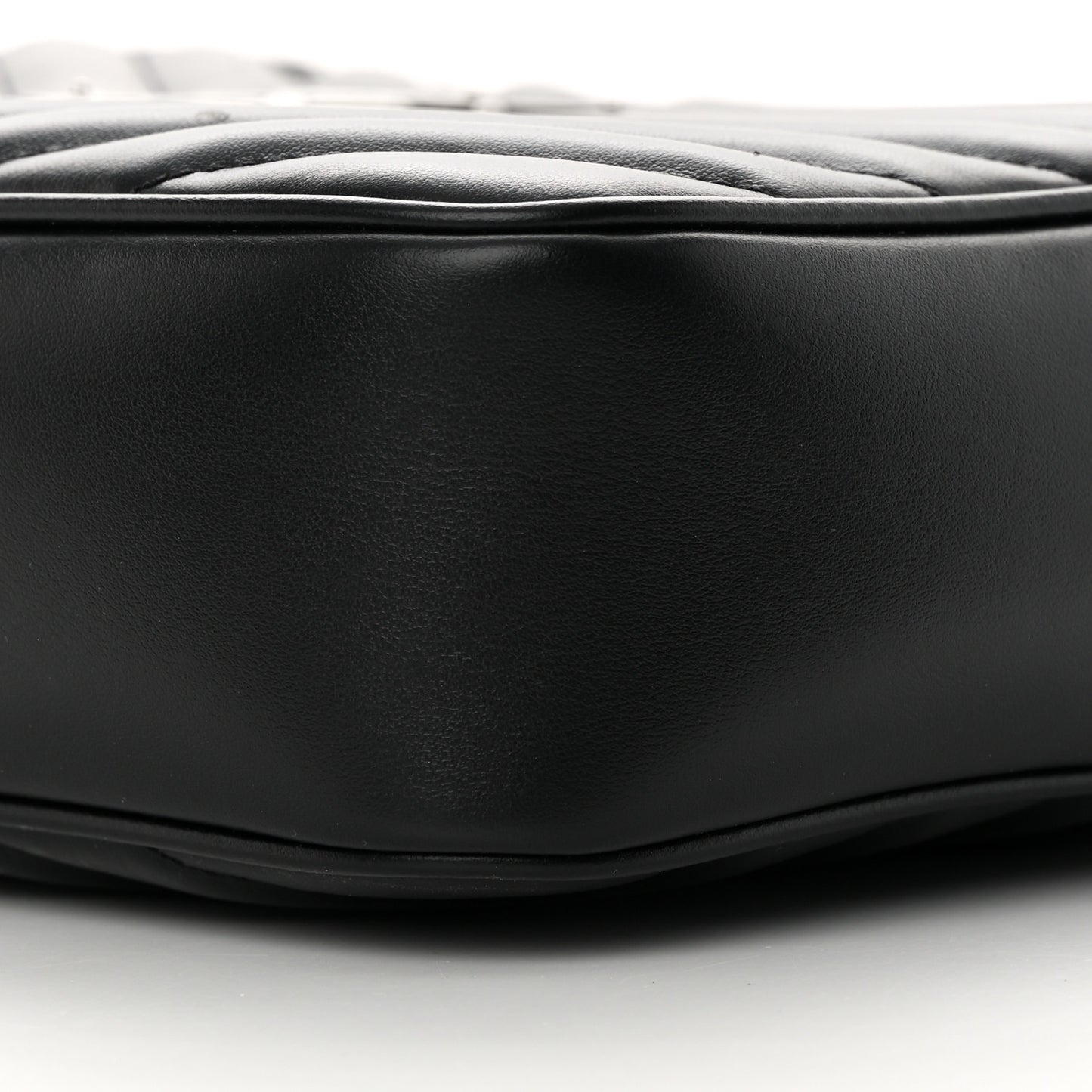Calfskin Matelasse Monogram Lou Camera Bag Black