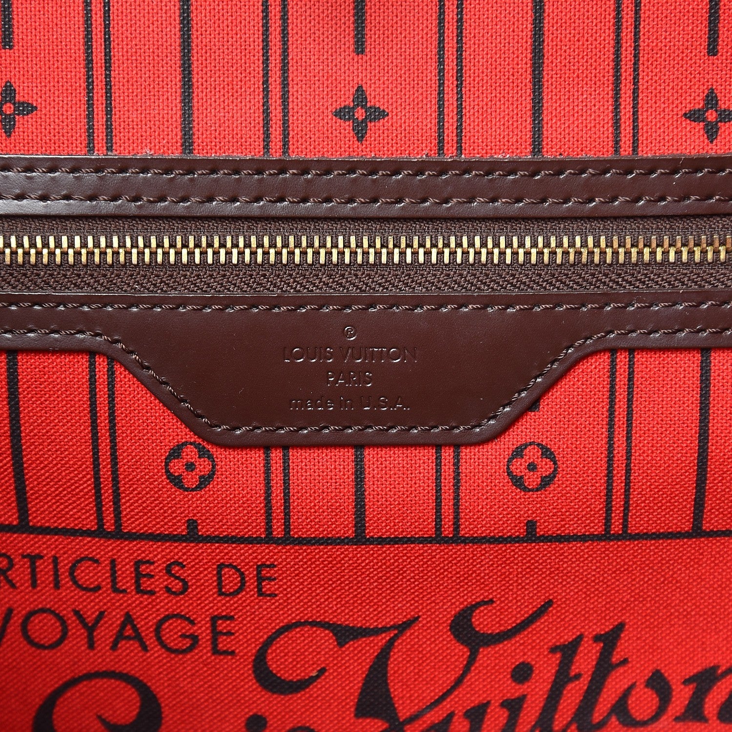 Louis Vuitton Damier Ebene Neverfull MM 6 of 14