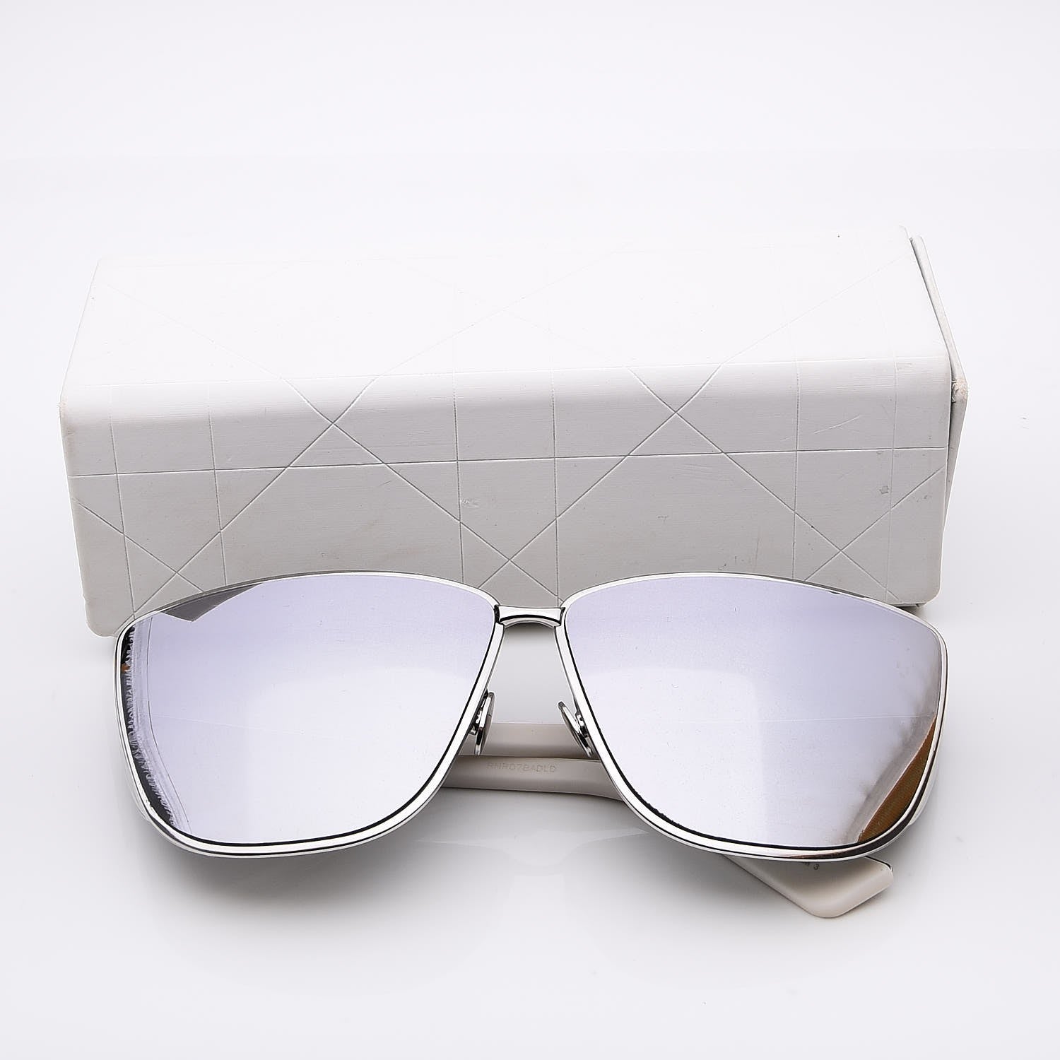 Christian Dior Metal Mirrored Futurist Sunglasses Silver 9 of 9