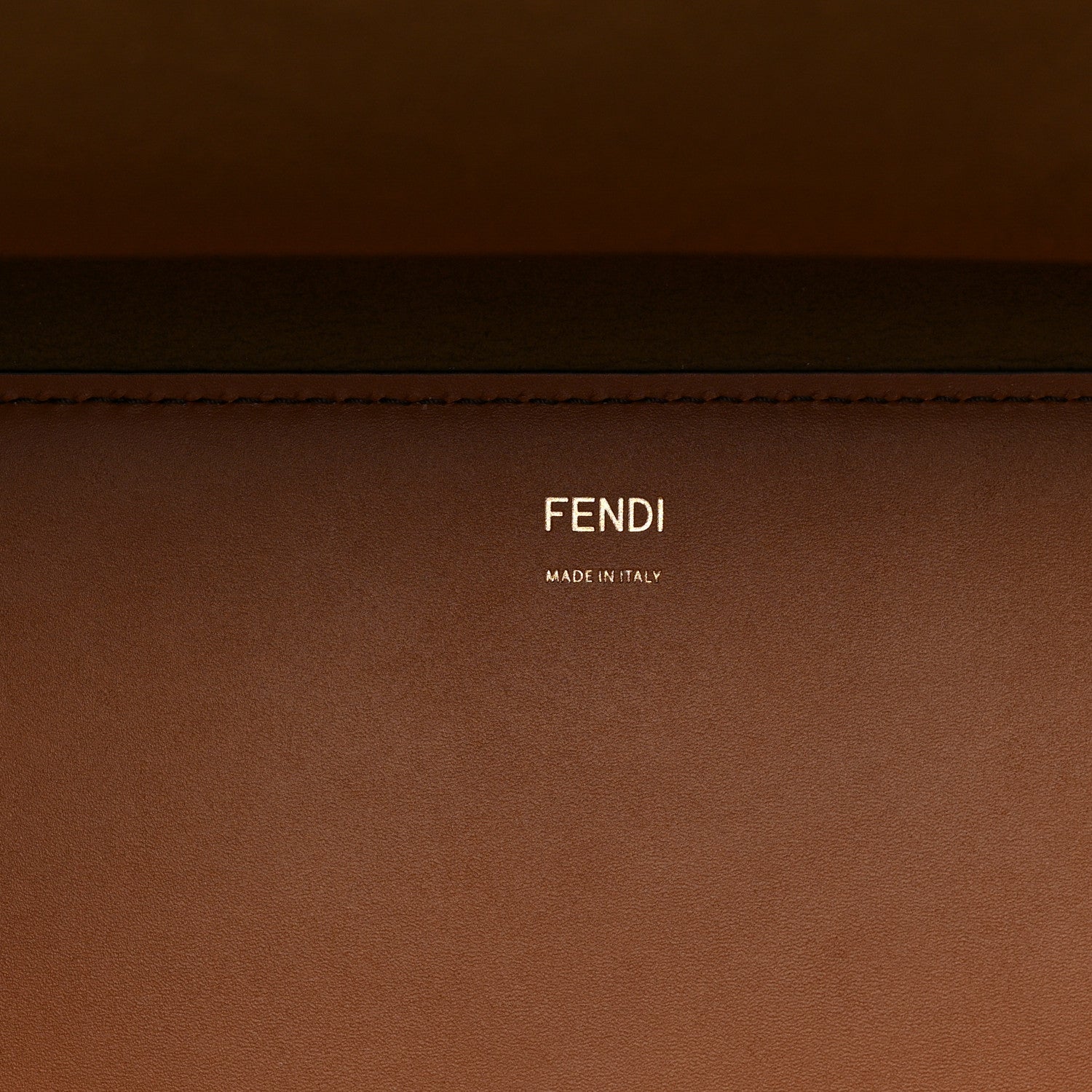 Fendi Vitello King Plexiglass Large Fendi Sunshine Shopper Tote Cuoio 6 of 8