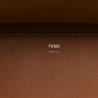 Fendi Vitello King Plexiglass Large Fendi Sunshine Shopper Tote Cuoio 6 of 8