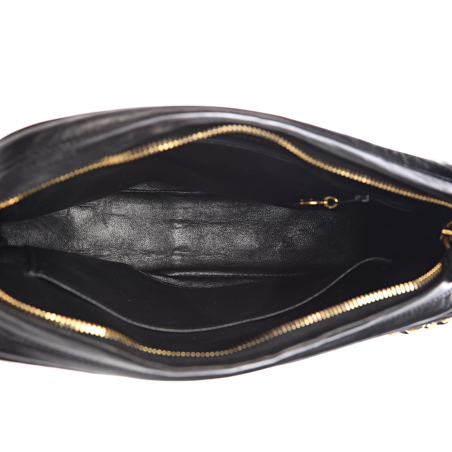 Chanel Lambskin Quilted Camera Case Black 5 of 11