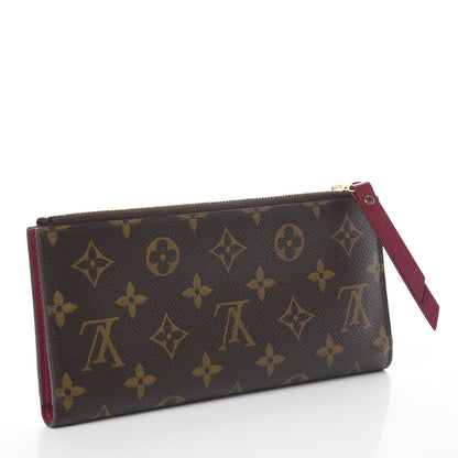 Louis Vuitton Monogram Adele Wallet Fuchsia 2 of 5