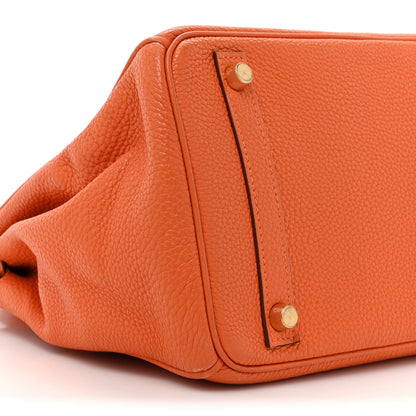 Hermes Togo Birkin 30 Orange 9 of 19