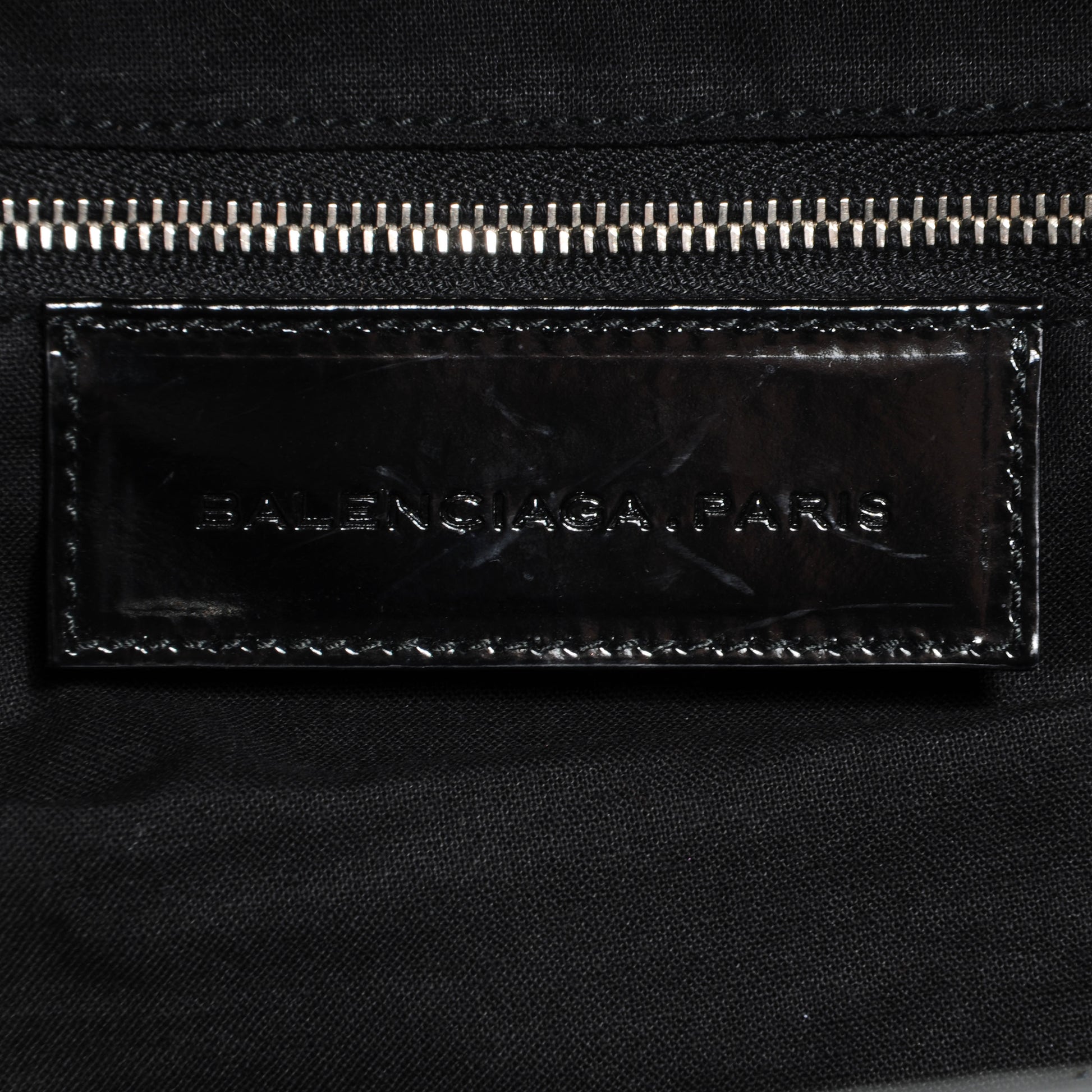 Balenciaga Patent Leather Bowling MM Bag Black 6 of 8