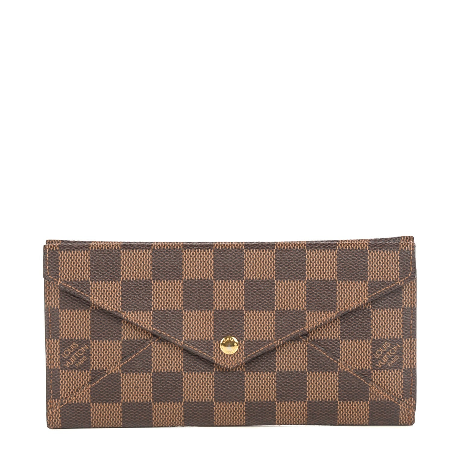 Louis Vuitton Damier Ebene Long Origami Wallet 1 of 7