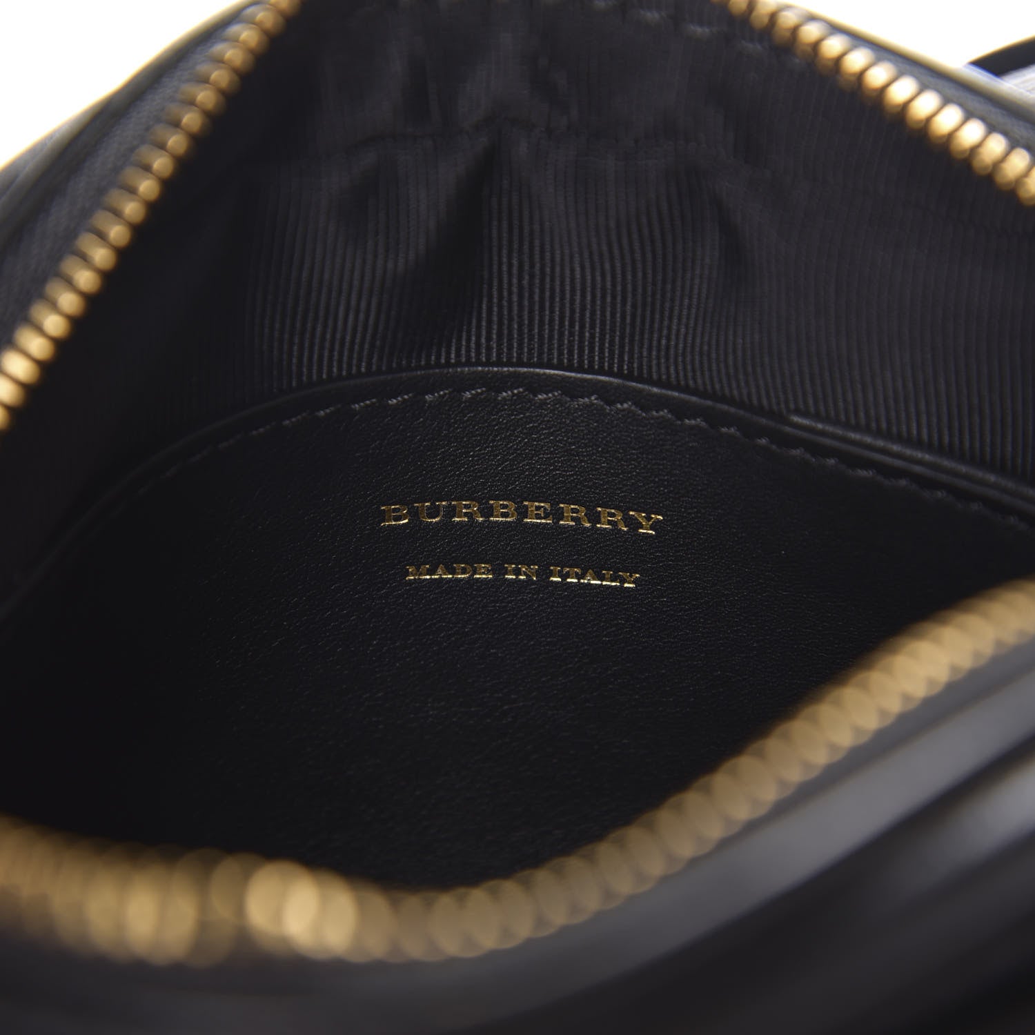 Burberry 1983 Knight Check Smooth Calfskin Link Camera Bag Black 7 of 10