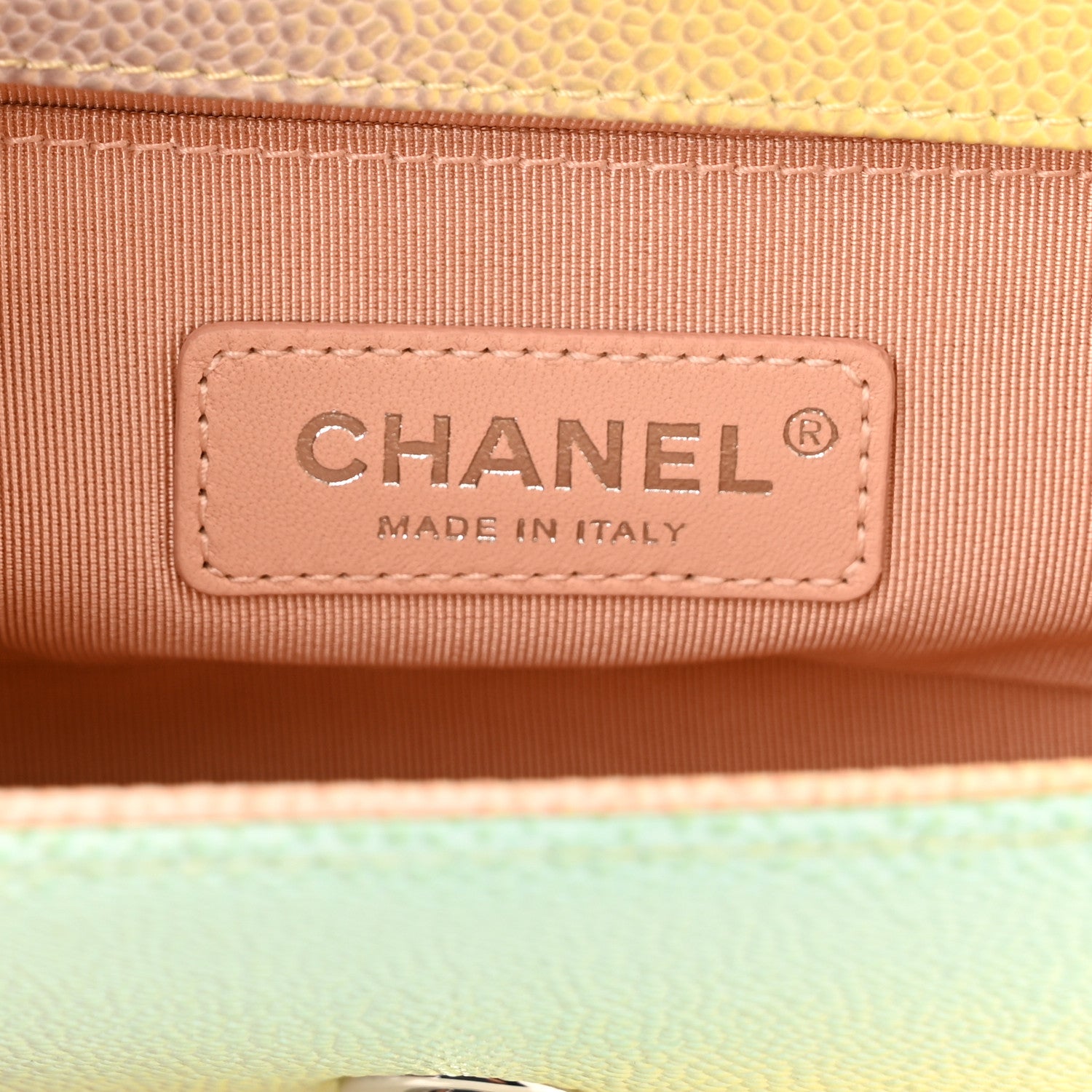 Chanel Caviar Quilted Small Cuba Rainbow Boy Flap Multicolor 6 of 10