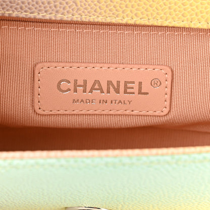 Chanel Caviar Quilted Small Cuba Rainbow Boy Flap Multicolor 6 of 10