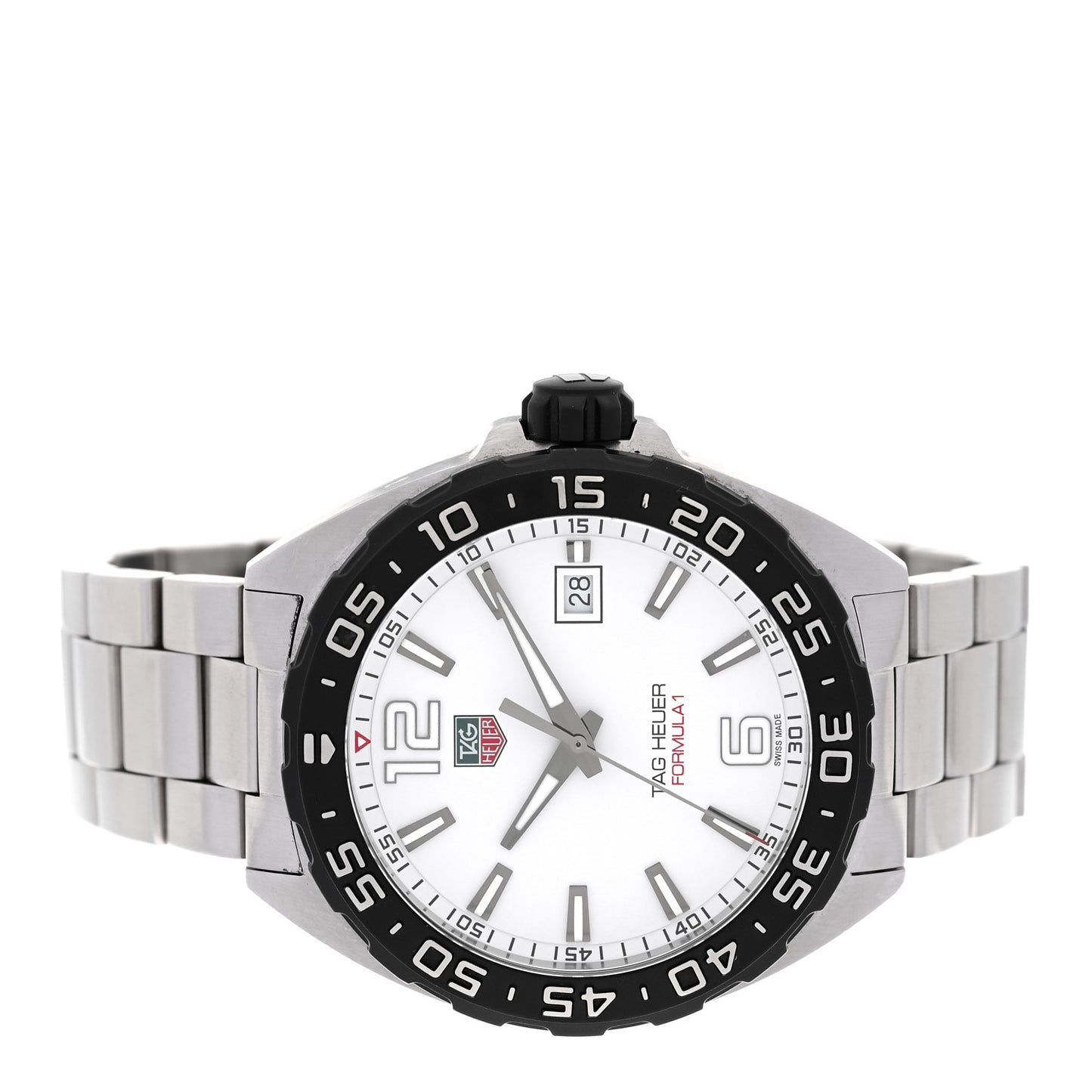 Stainless Steel 41mm Formula 1 Quartz Watch White WAZ1111