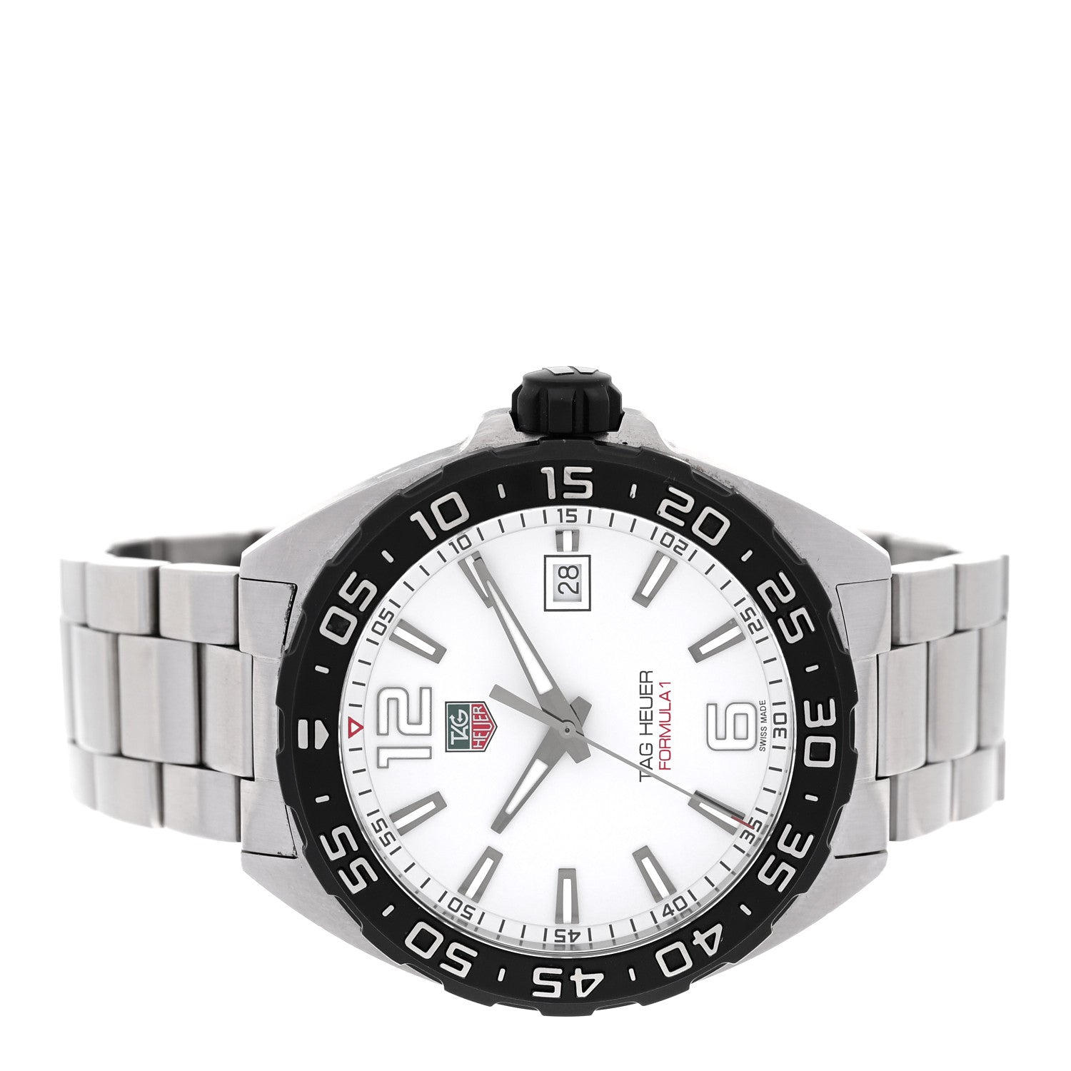 Tag Heuer Stainless Steel 41mm Formula 1 Quartz Watch White WAZ1111 2 of 4