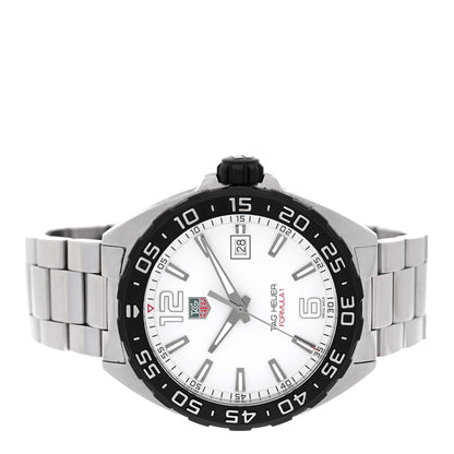 Tag Heuer Stainless Steel 41mm Formula 1 Quartz Watch White WAZ1111 2 of 4