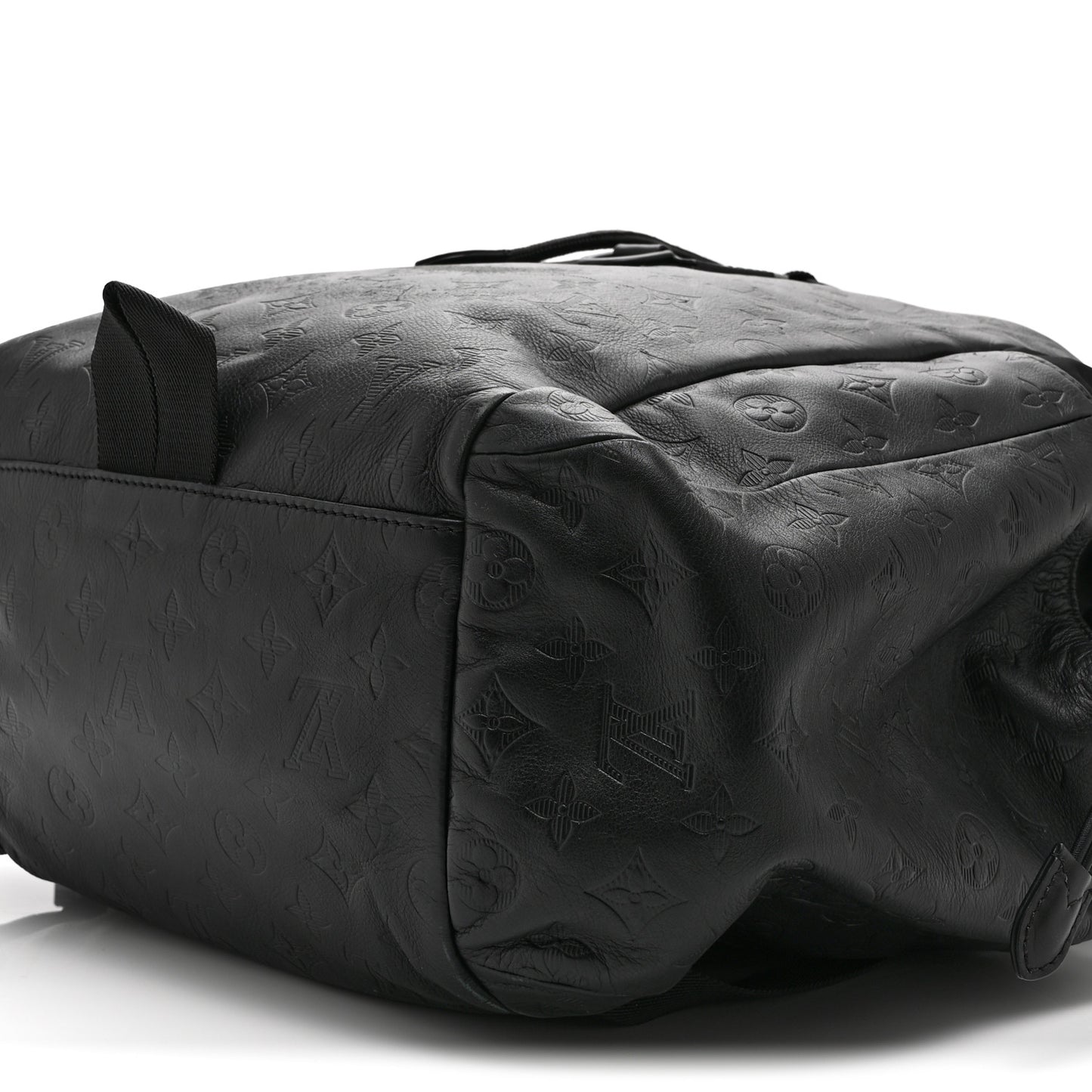 Calfskin Monogram Shadow Discovery Backpack Black